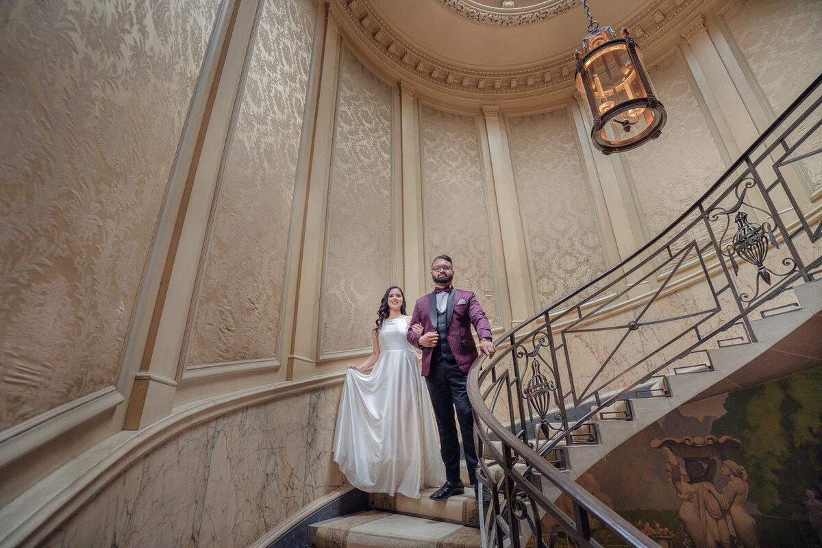 indian couple photo session at parkwood estate toronto engagement session