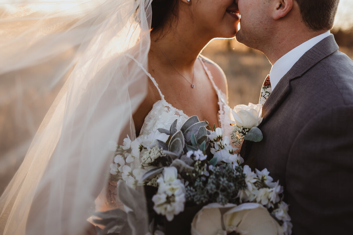 WEDDING DAY GOLDEN HOUR SUNSET COLBY KANSAS