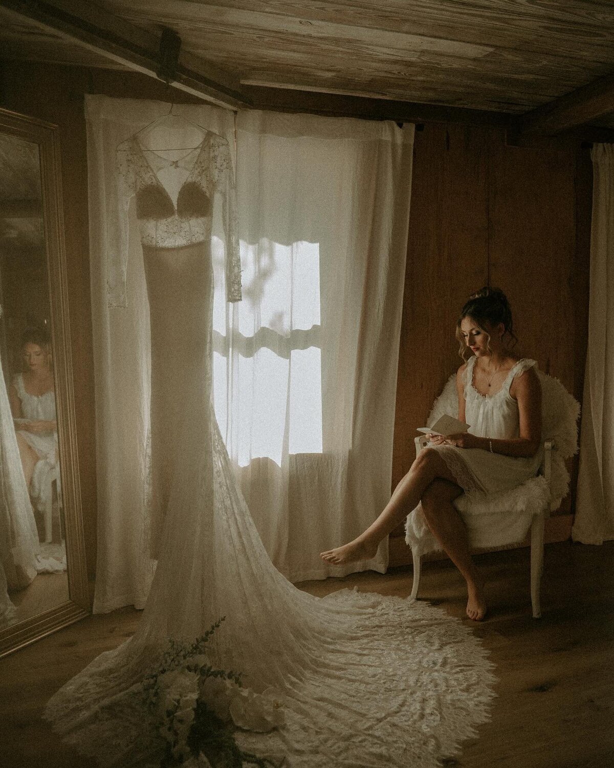 Cheyenne + Kris wedding dress