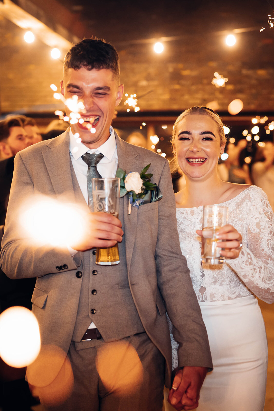 cirencester-wedding-photographer-sparkler-exit-at-old-gorw