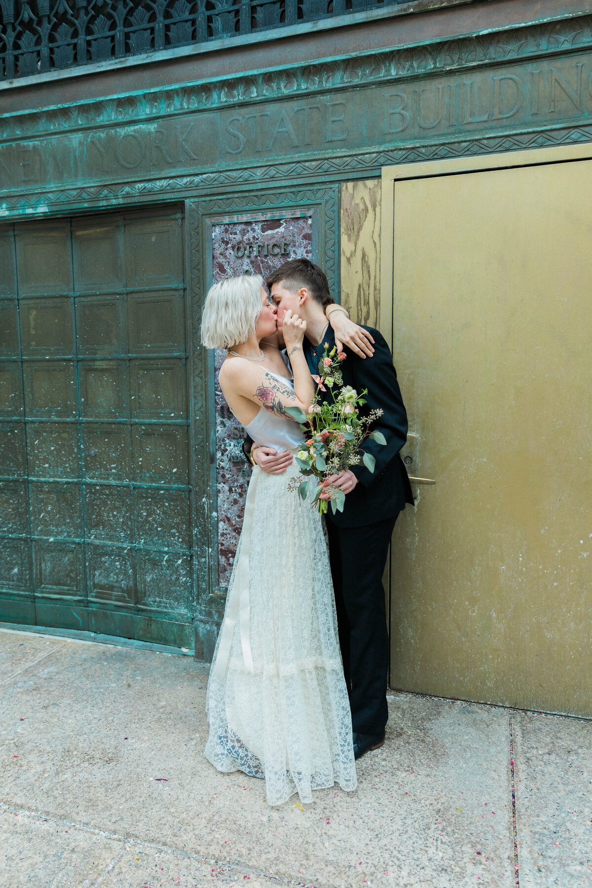 Manhattan NYC City Hall LGBT Elopement