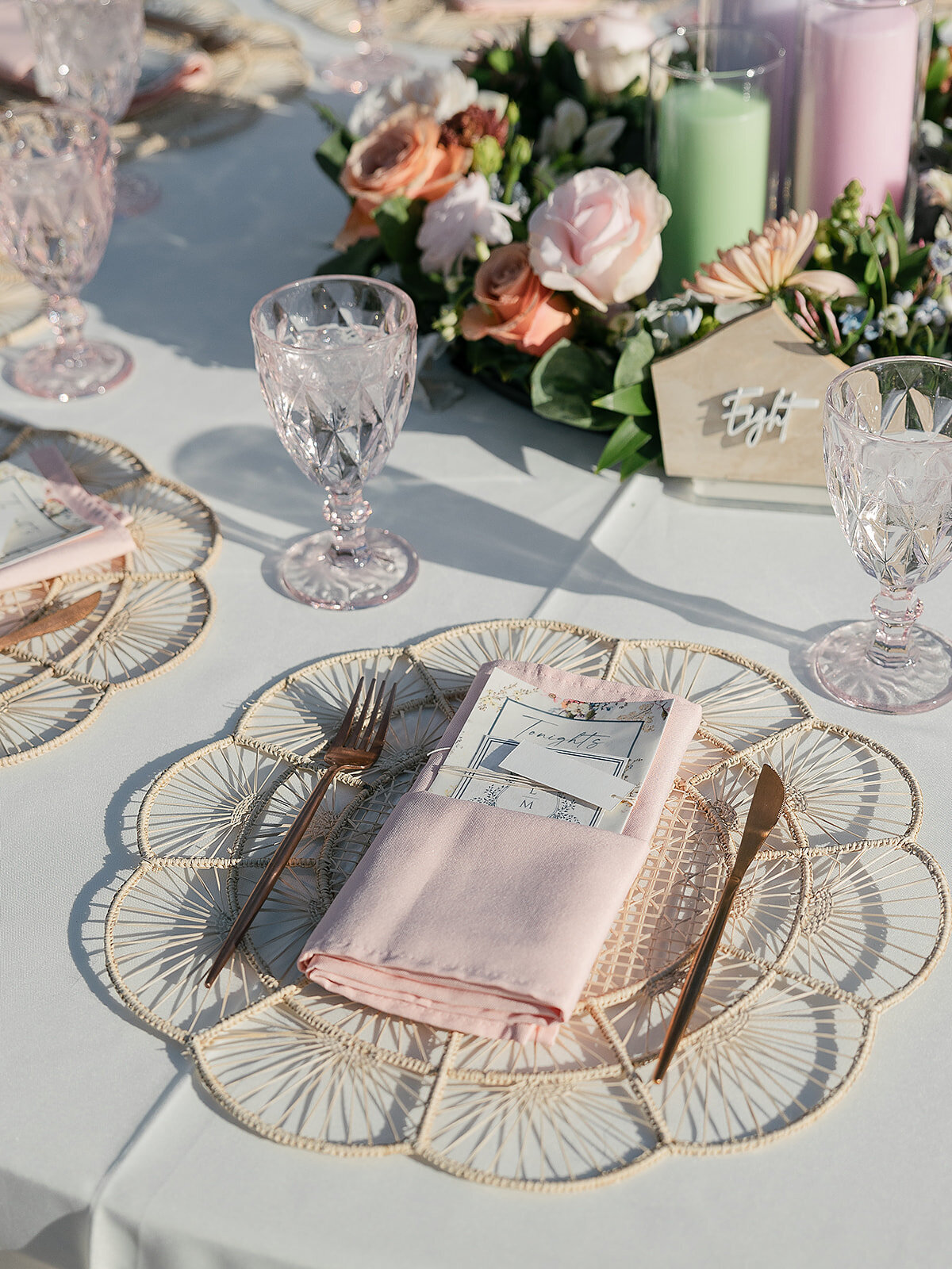 wedding placesetting arizona 1