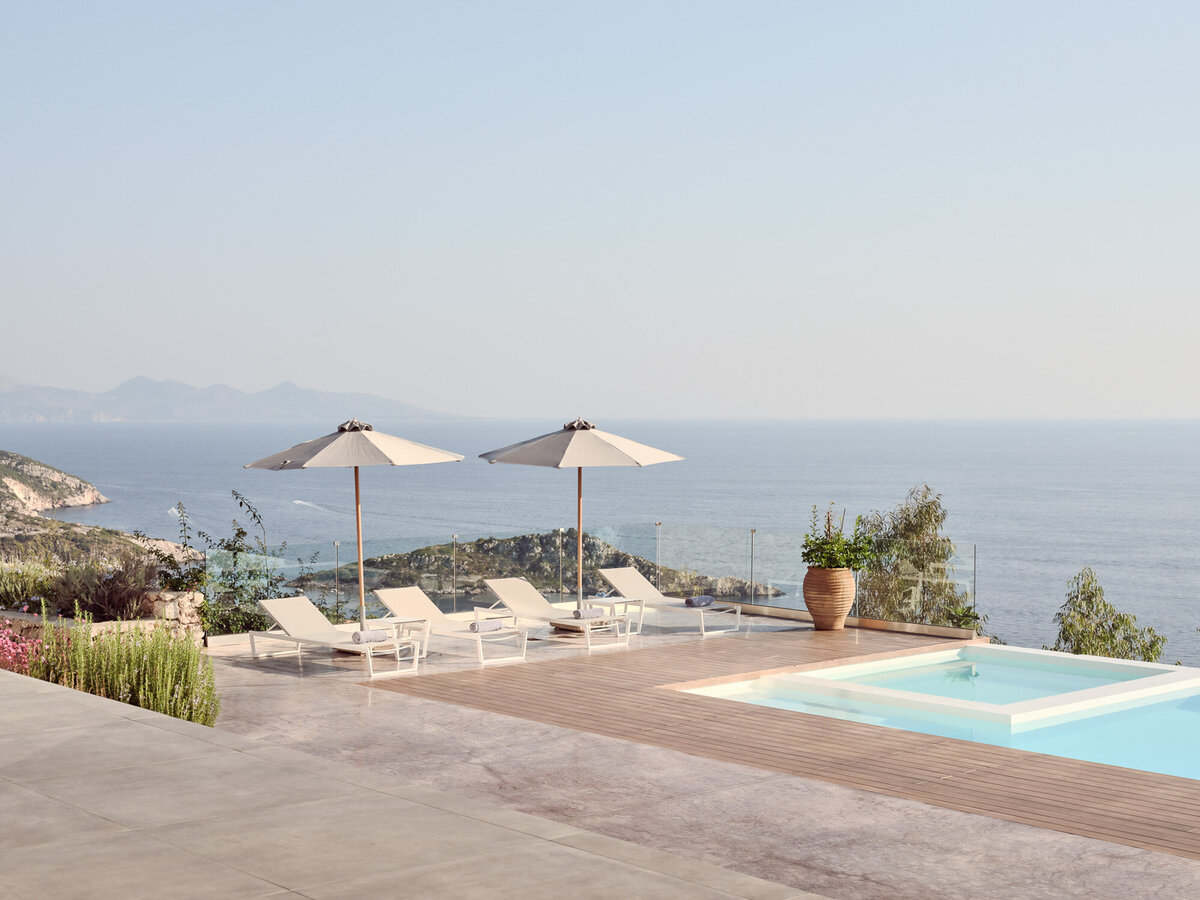 Soak in the sun and lounge by the pool after your yoga, meditation, brunch 