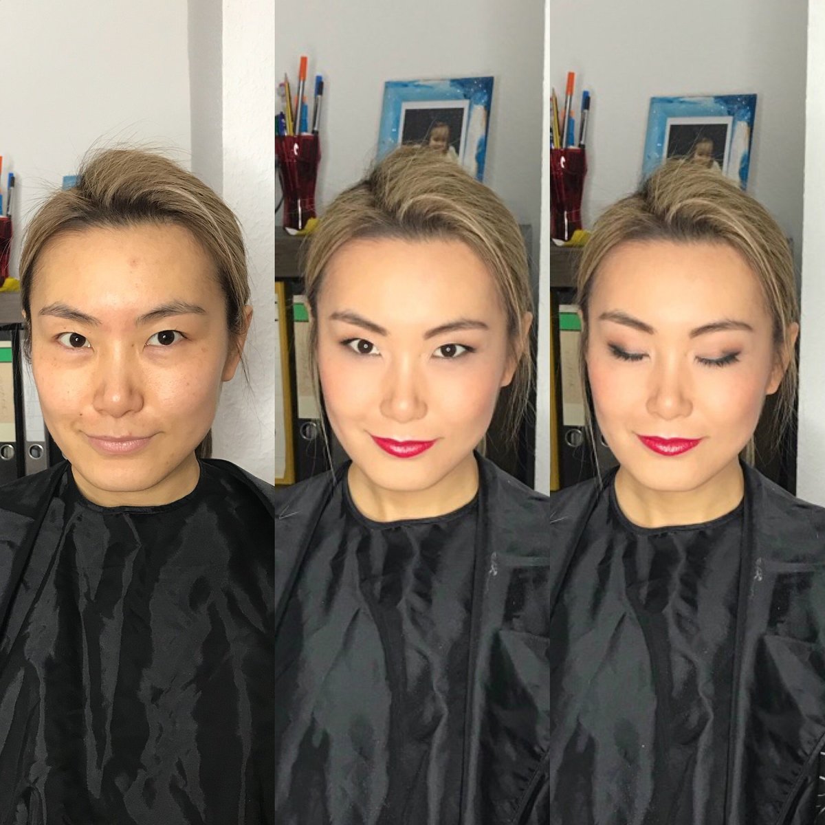 Before and After Natalie Setareh Makeup Artist Lifestyle Chinese