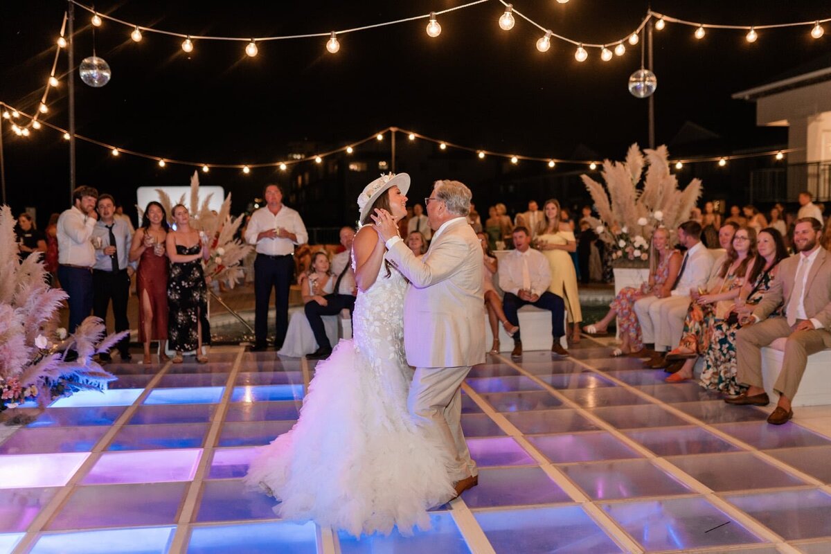 The Isles Beach Club Wedding | Blue Satin Bee 24