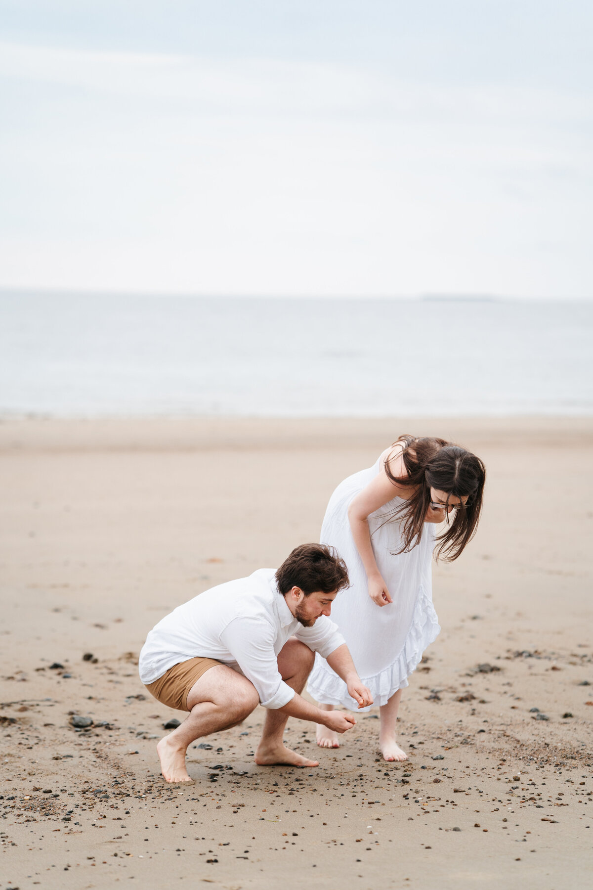 Rockport, MA summer engagement photos