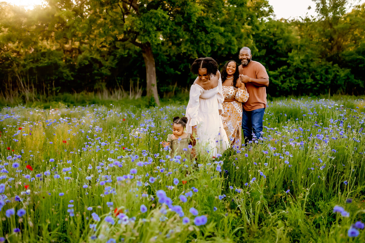 Wild Flower Session | Burleson, Texas Family and Newborn Photographer