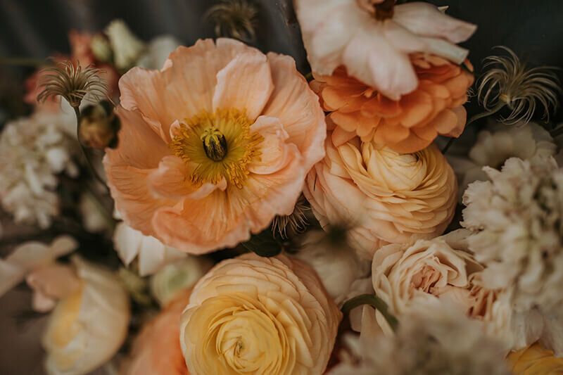 B N 5 wedding flowers