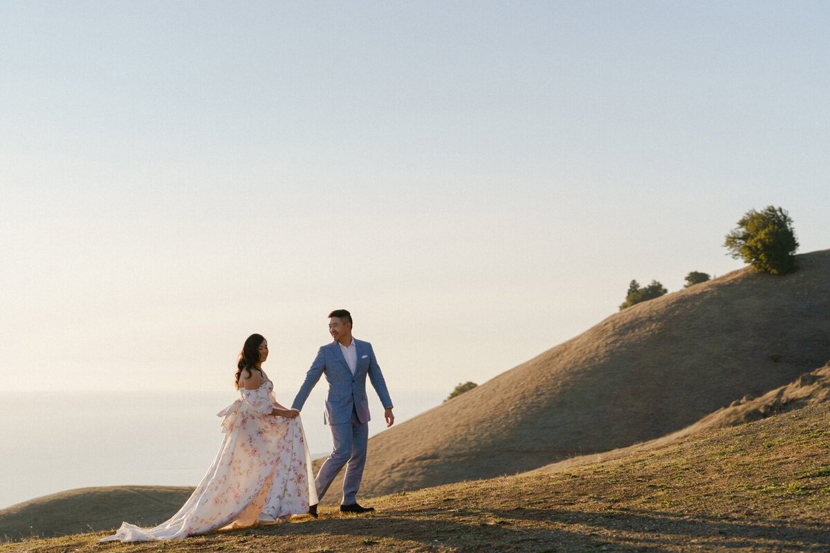 Anna + Alex Mt Tamalpais Engagement Session Cassie Valente Photography 013-1