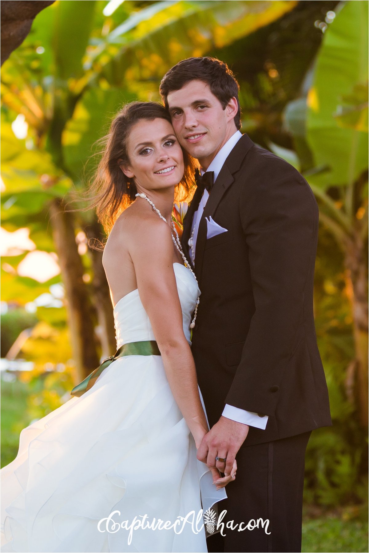 Maui Wedding Photographers - Bride And Groom newly married