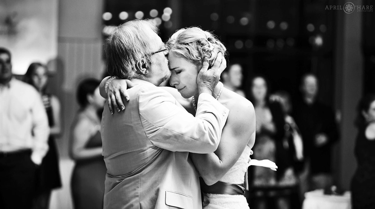 Sweet Moment during Father Daughter Dance in Steamboat Springs