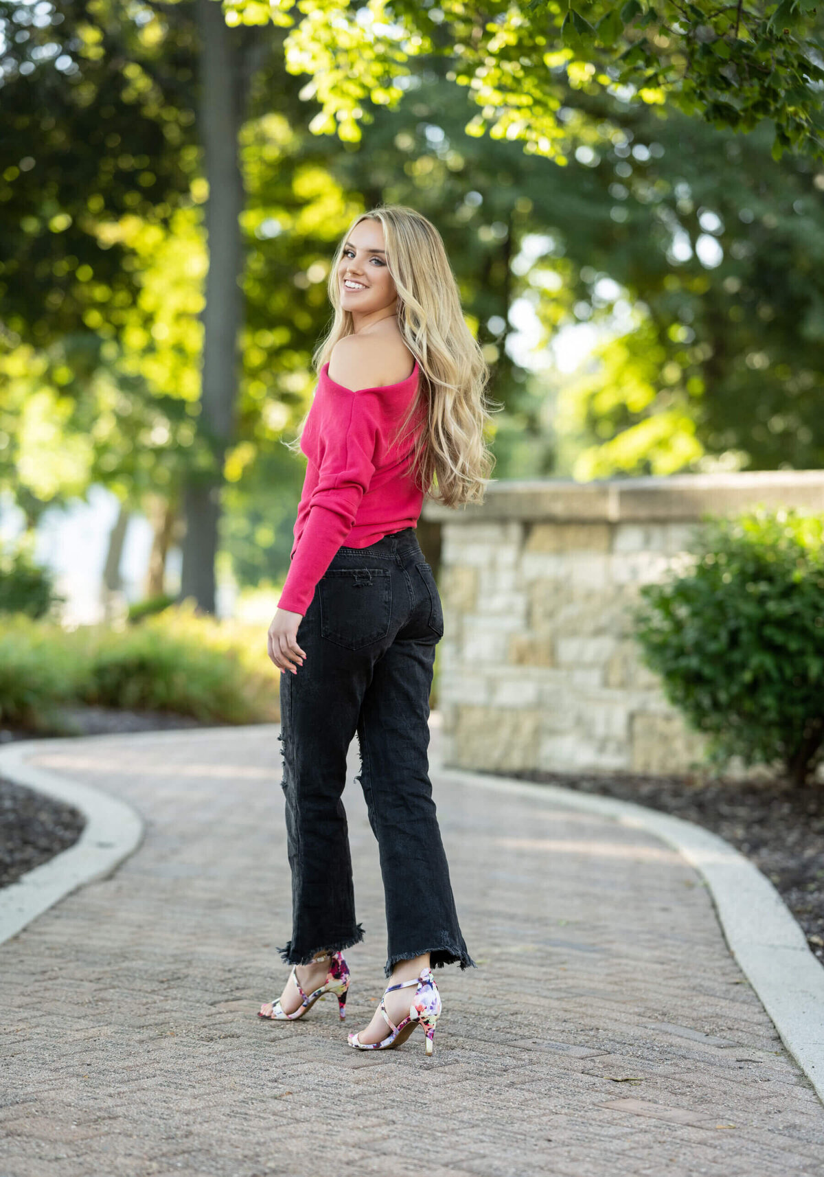 Stylish senior portrait
