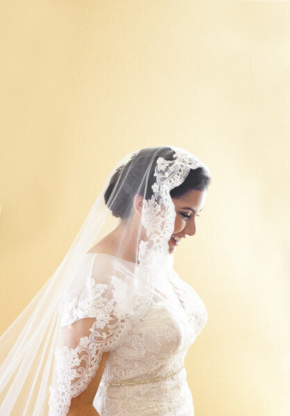 Napa Wedding Photographer bride Veil