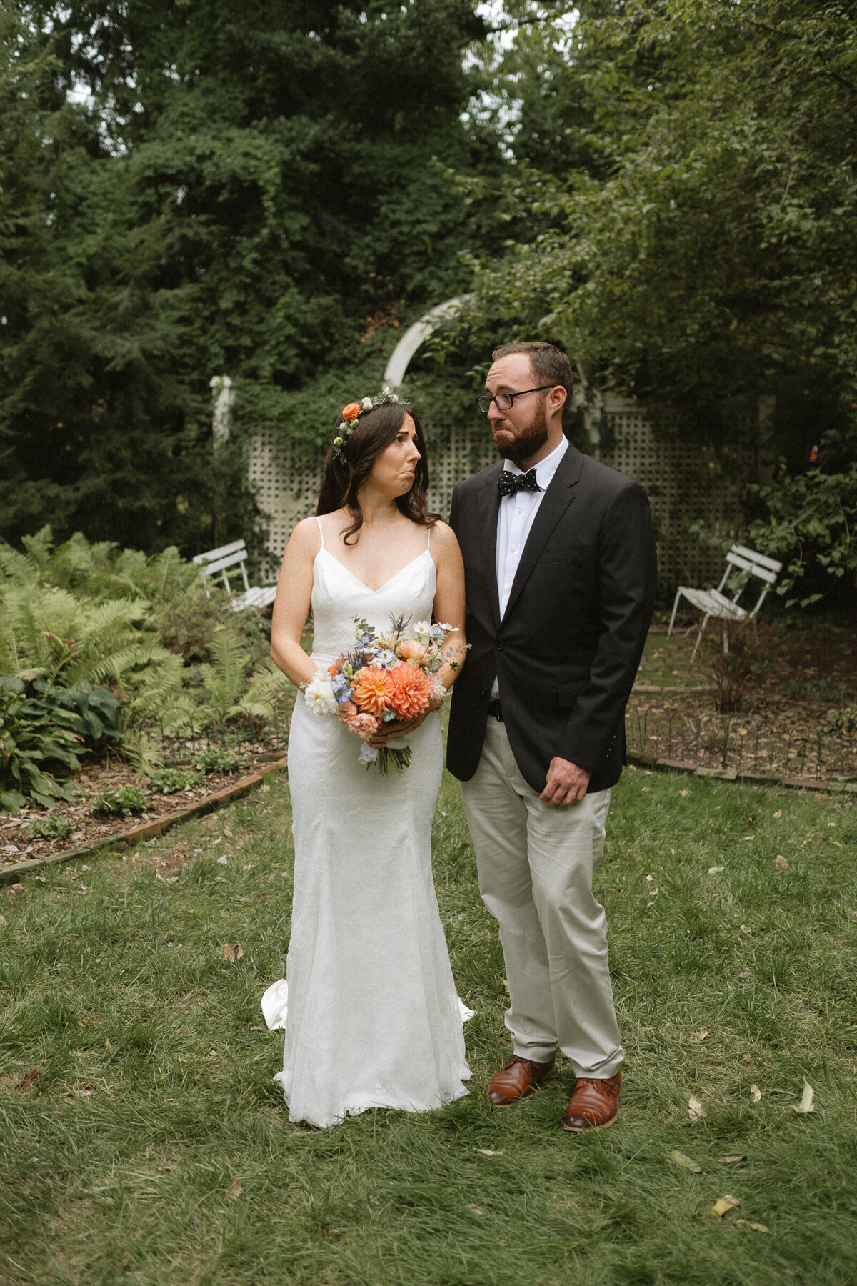 documentary photographer garden greenhouse wedding-47