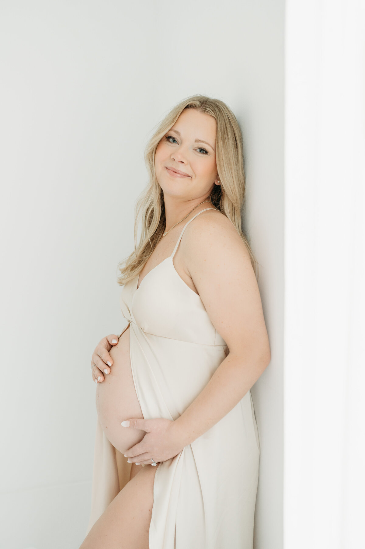 Maternity Session in studio in Atlanta, Georgia.