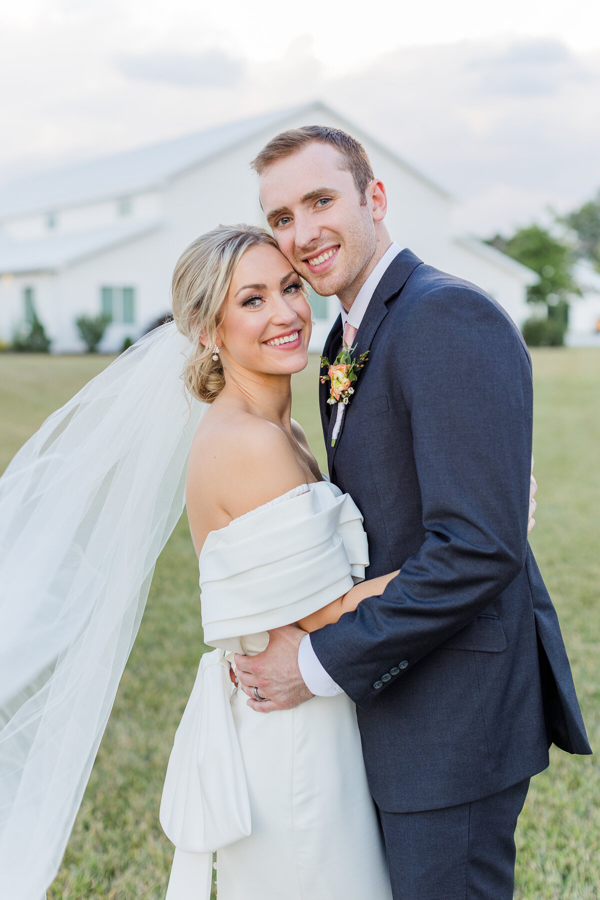 Emerson Fields wedding venue sunset portraits