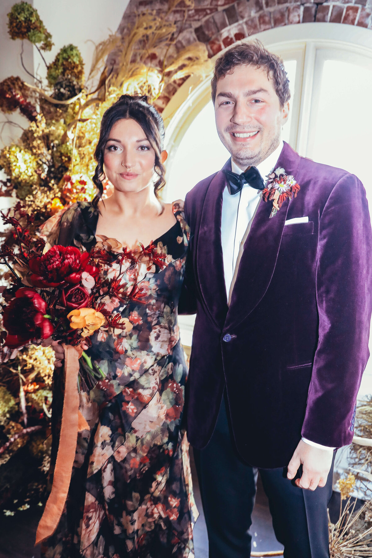 Wedding day portraits at The Divine Lorraine Hotel in Philadelphia