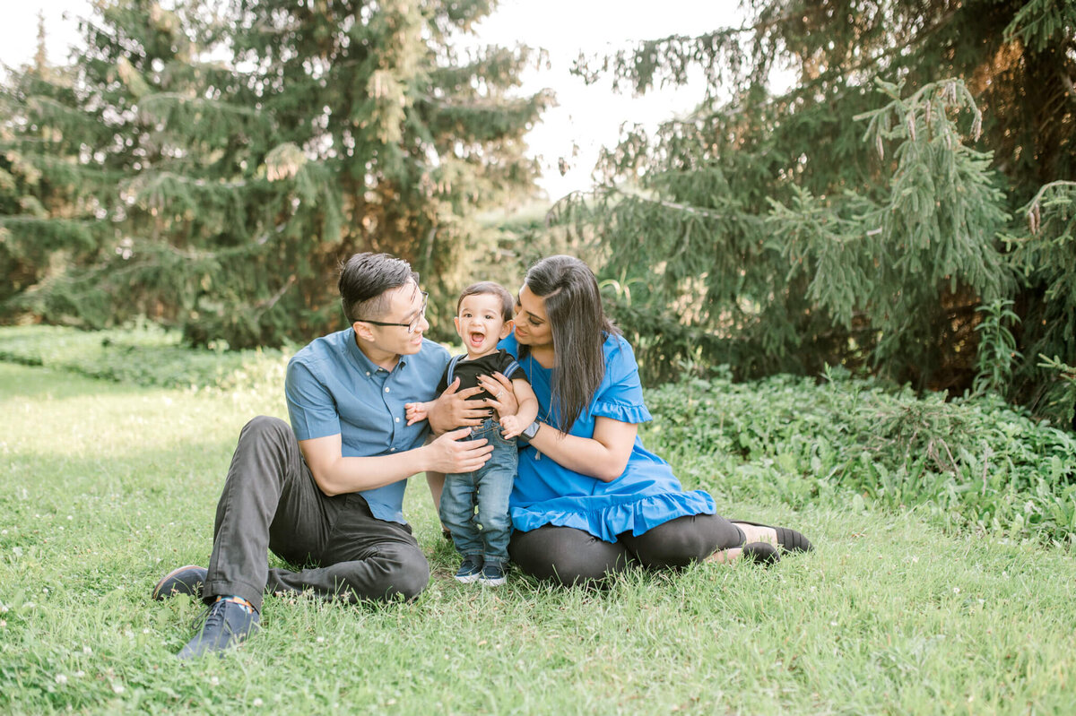 Family Photographer captures boys expression during Family shoot