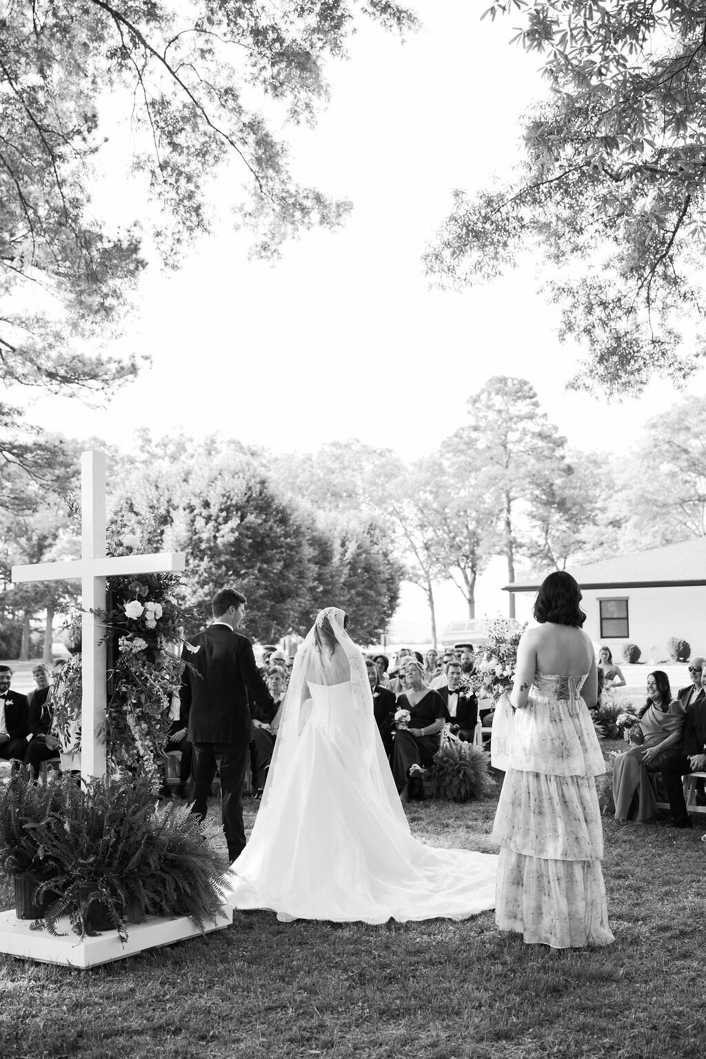 raleigh film wedding photographer ceremony