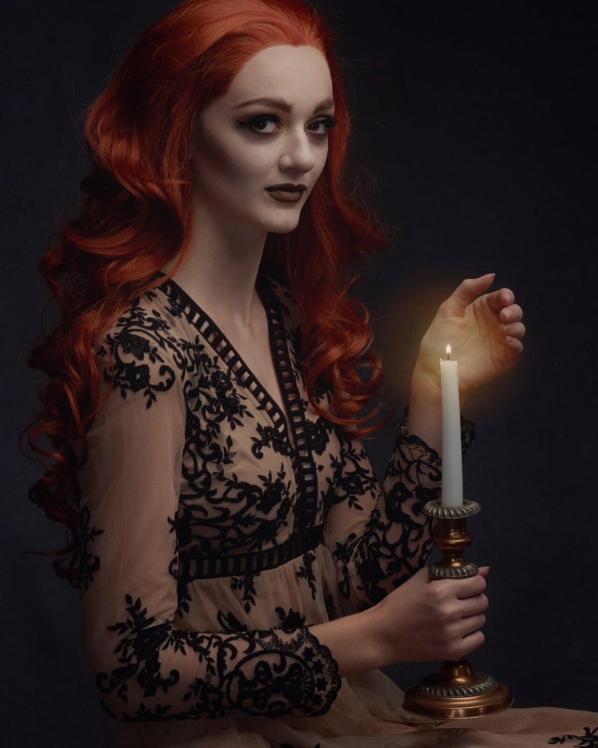 Senior Portrait with Candlelight Artistry-19