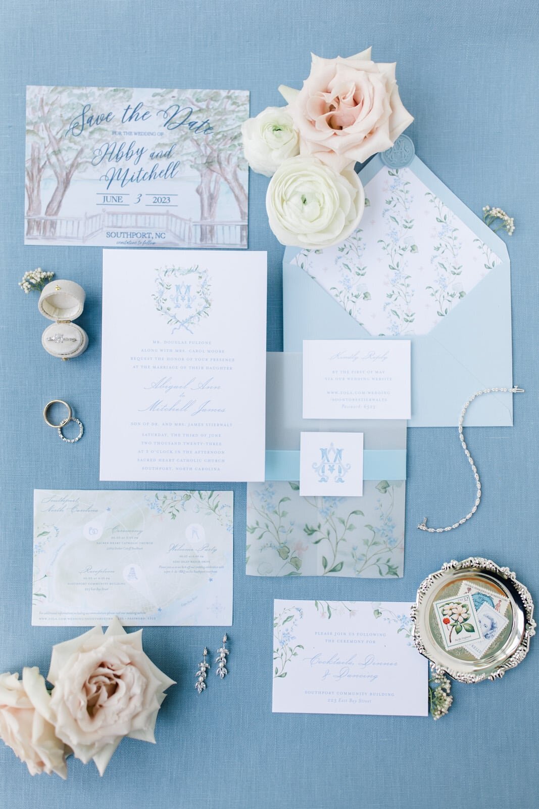 Southport Community Building Wedding | Blue Satin Bee 29
