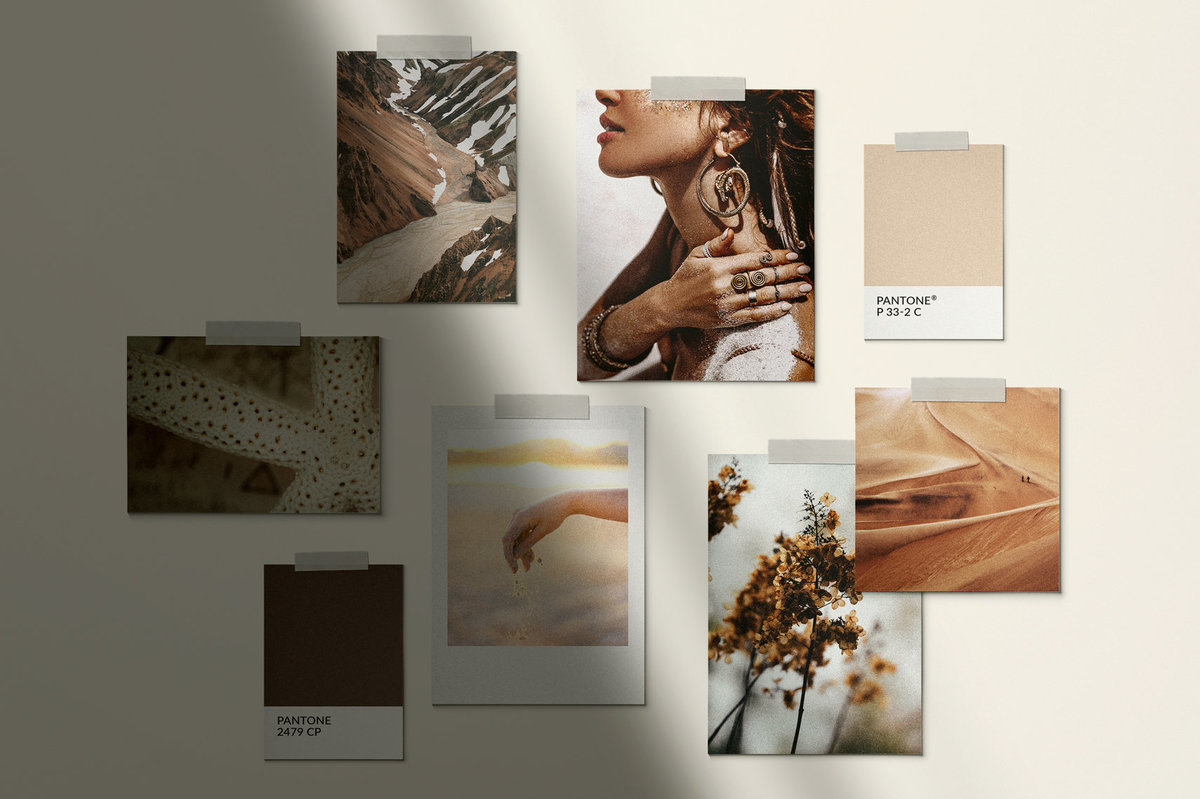 earthy brand style for creative businesses