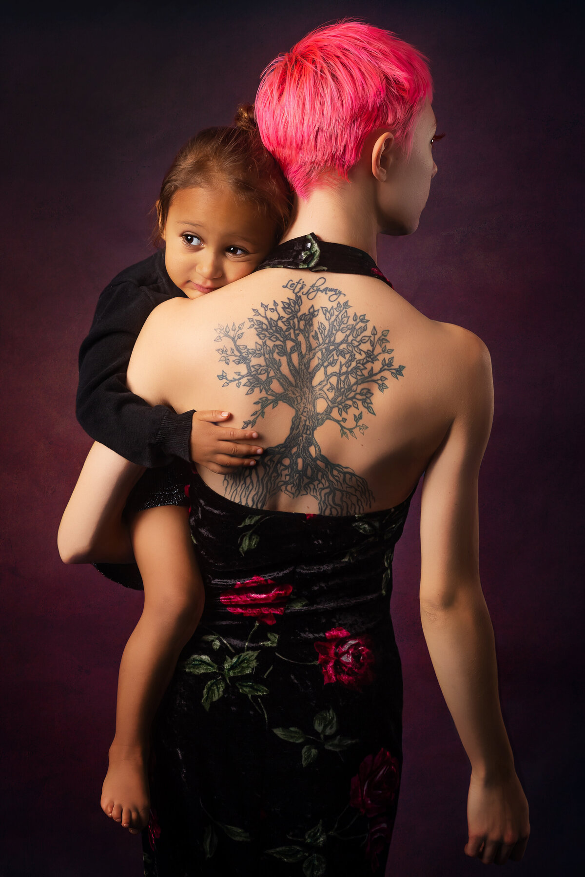Studio family portraits by professional Kansas City photographer