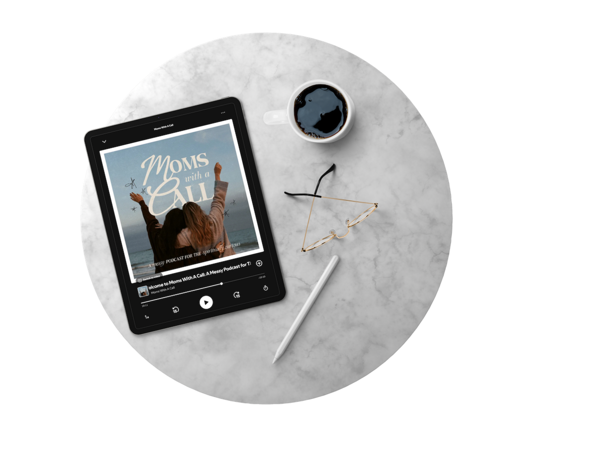 OftheHourStudio-Moms with a Call - Messy Podcast for Spiritually Curious - Christian podcast - Podcast cover design - Brand design - Spotify - Apple - devyn voorheis -5