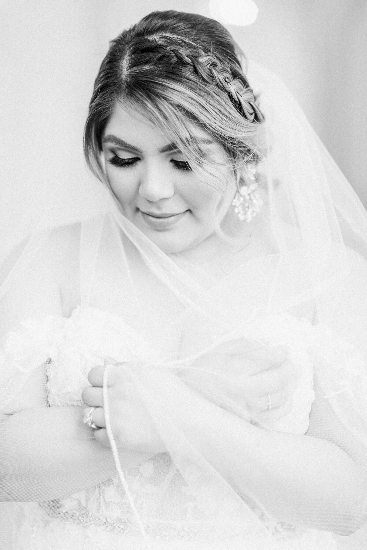 A bridal portrait at The Springs Wallisville