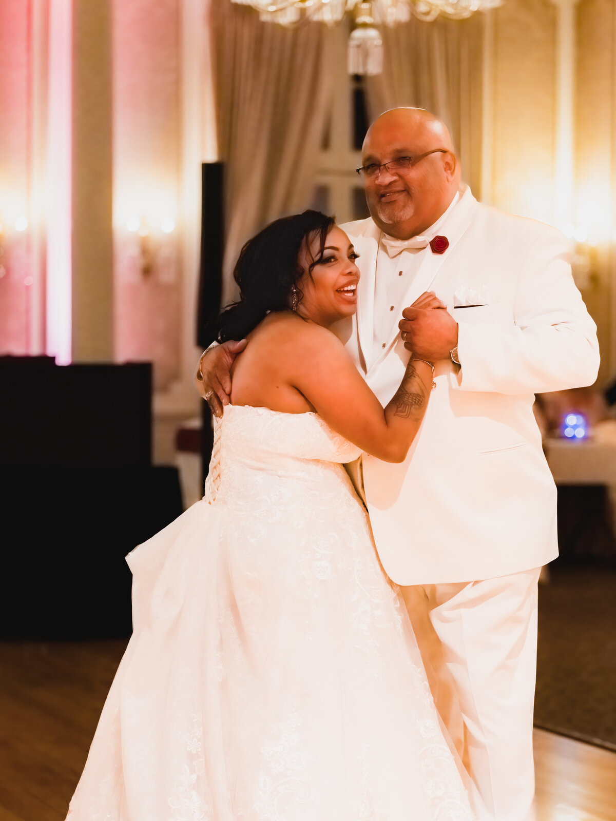 First dance bride and dad in Oakland, California
