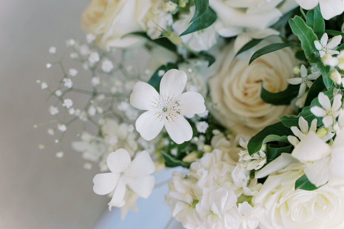 white flowers