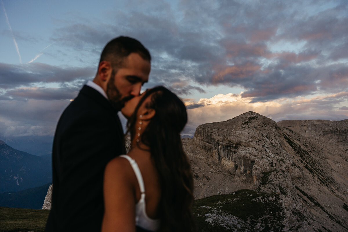 Marmarole helicopter Elopement Dolomites -77