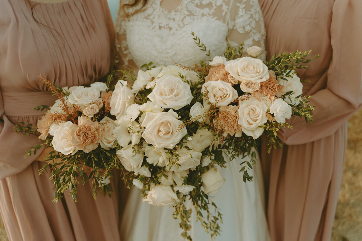 Close Up Shot of Bridal bouquets