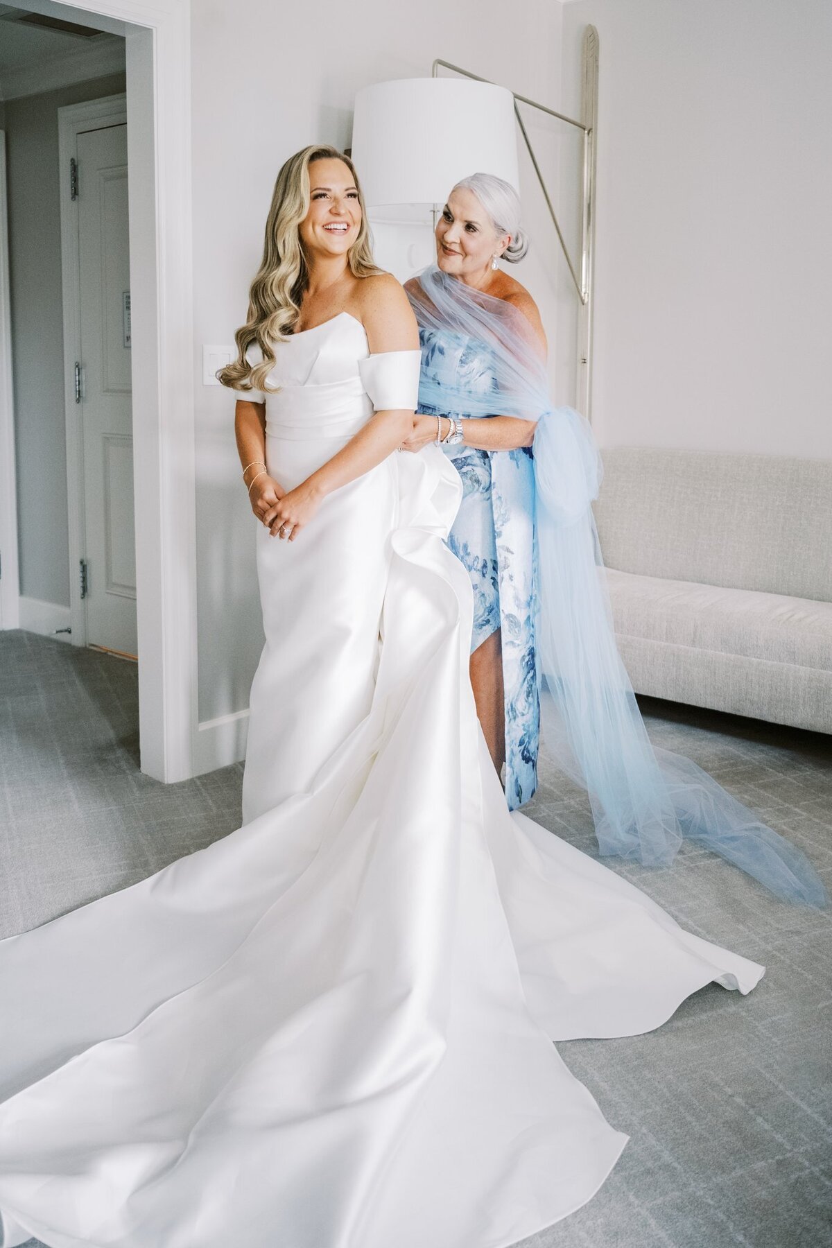 Bride with mother of the bride
