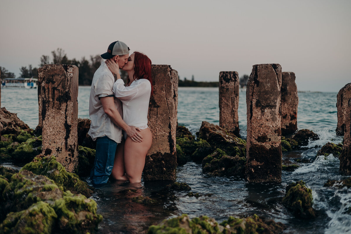 coquina beach engagement photos | sunset beach engagement photos | sarasota engagement session | bradenton engagement photos