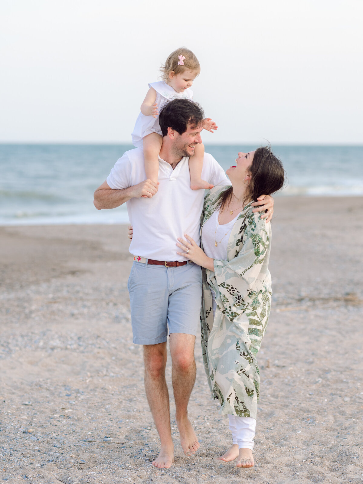 Debordieu Colony Beach Family Portraits with Children -37