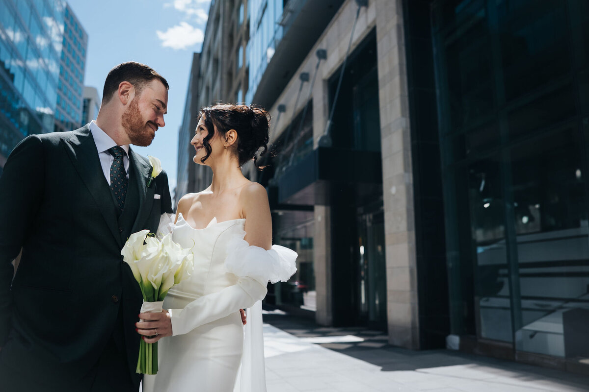 Elegant ceremony setup for Kayla and Caleb’s Ottawa wedding by Caroline and Company