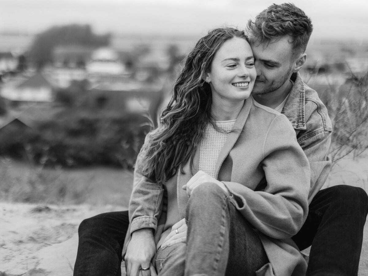 Kayla Stoate Photography Couple Beach Smiling Editorial Fashion Love Story East Sussex _92A9774-Edit-2