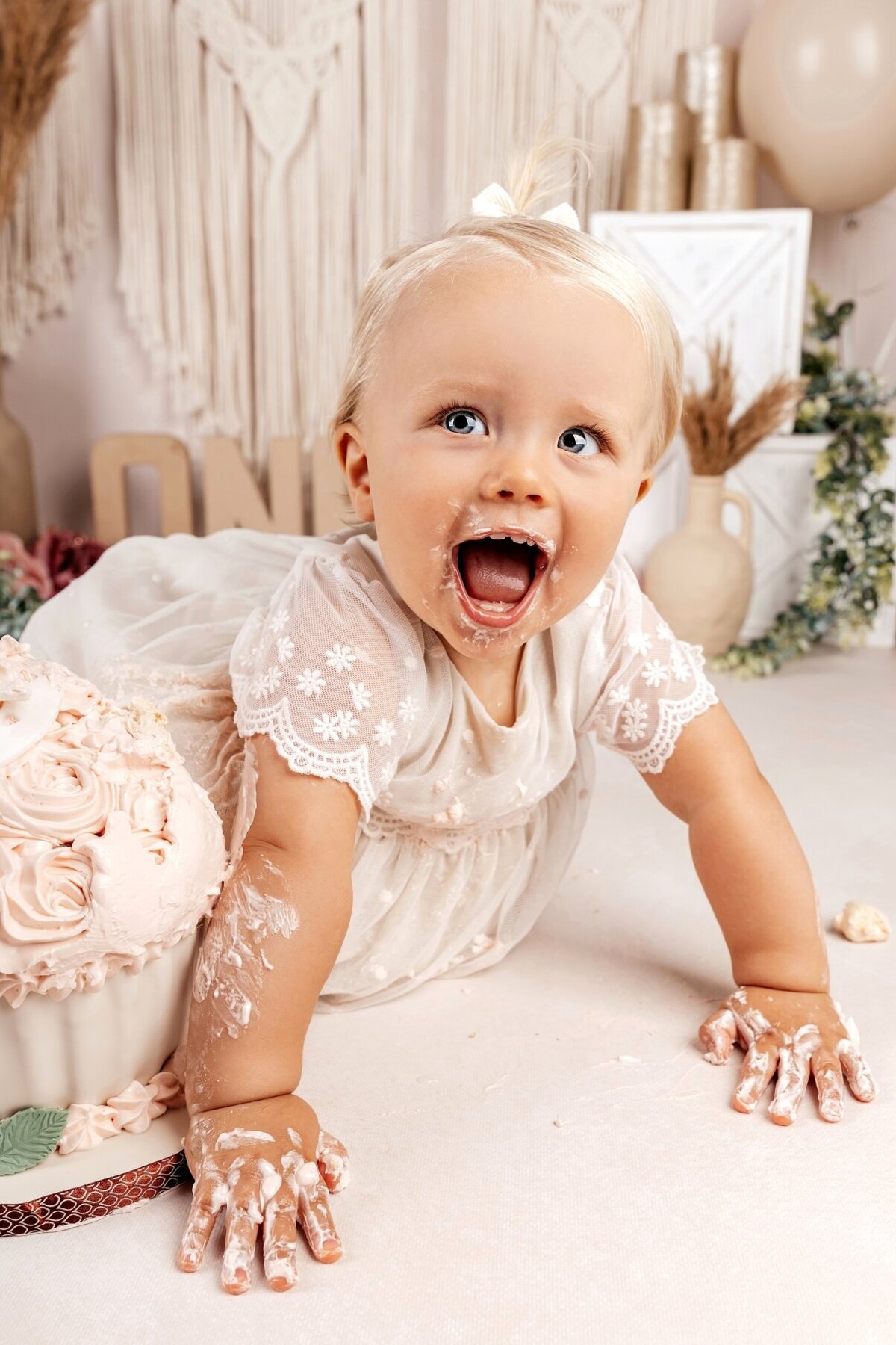 foto tijdens cakesmash