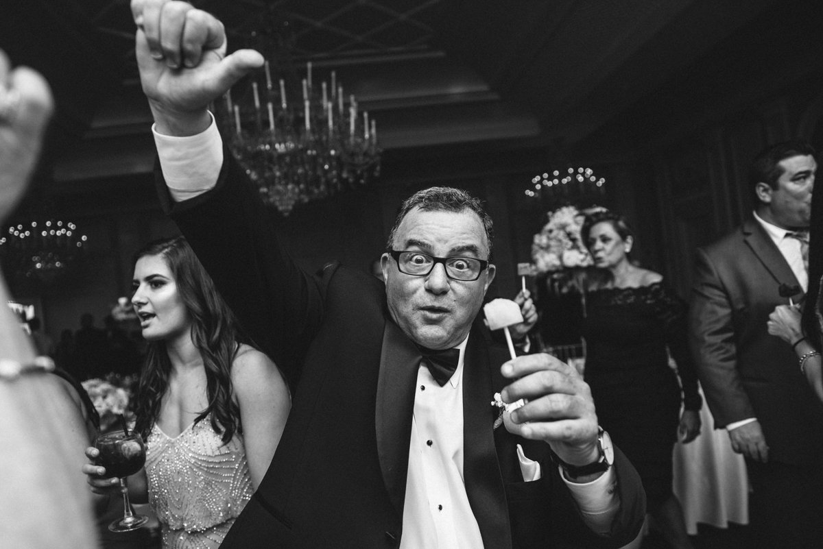 Dad dancing to DJ at the rocklaigh CC in NJ