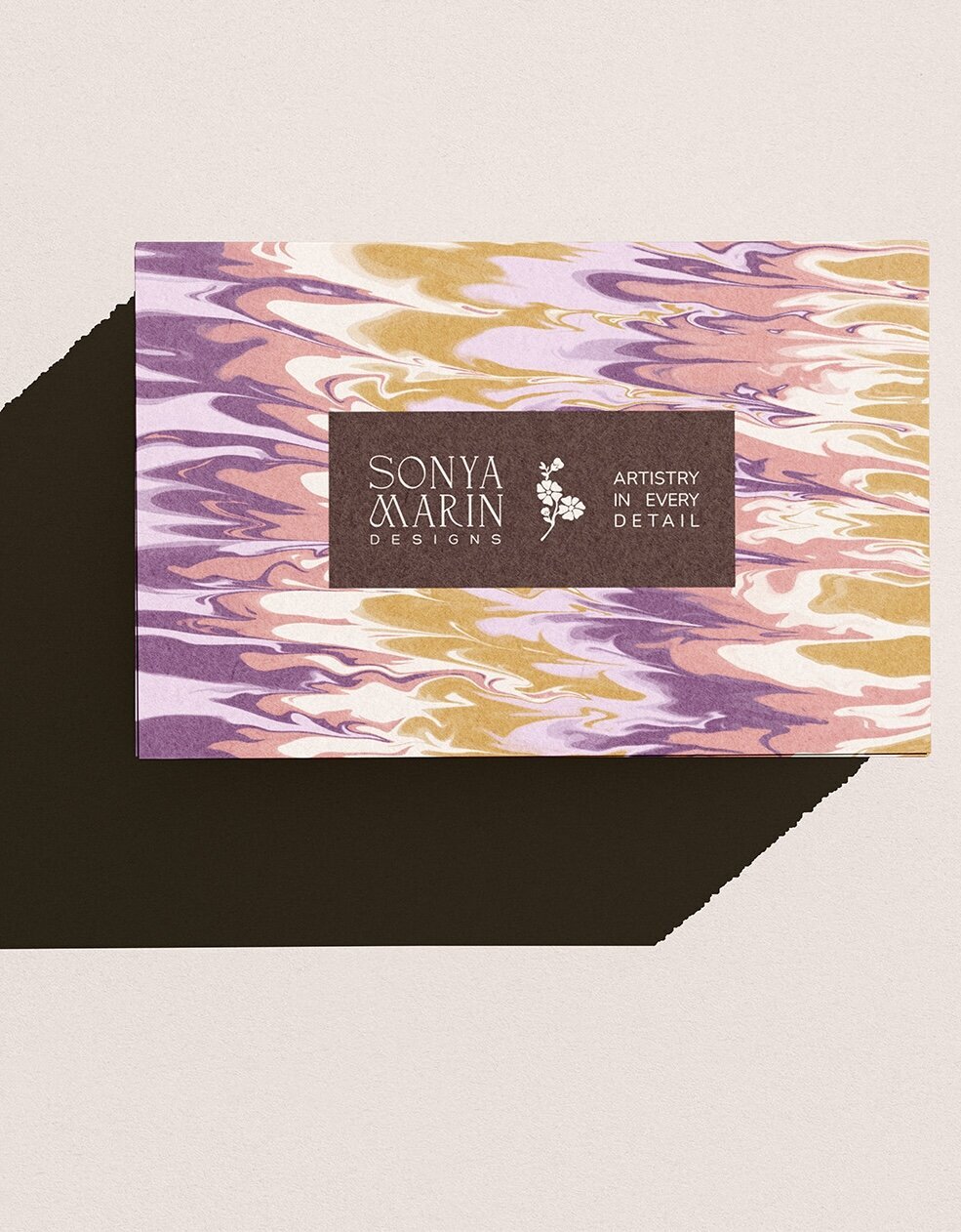 retail business card mock