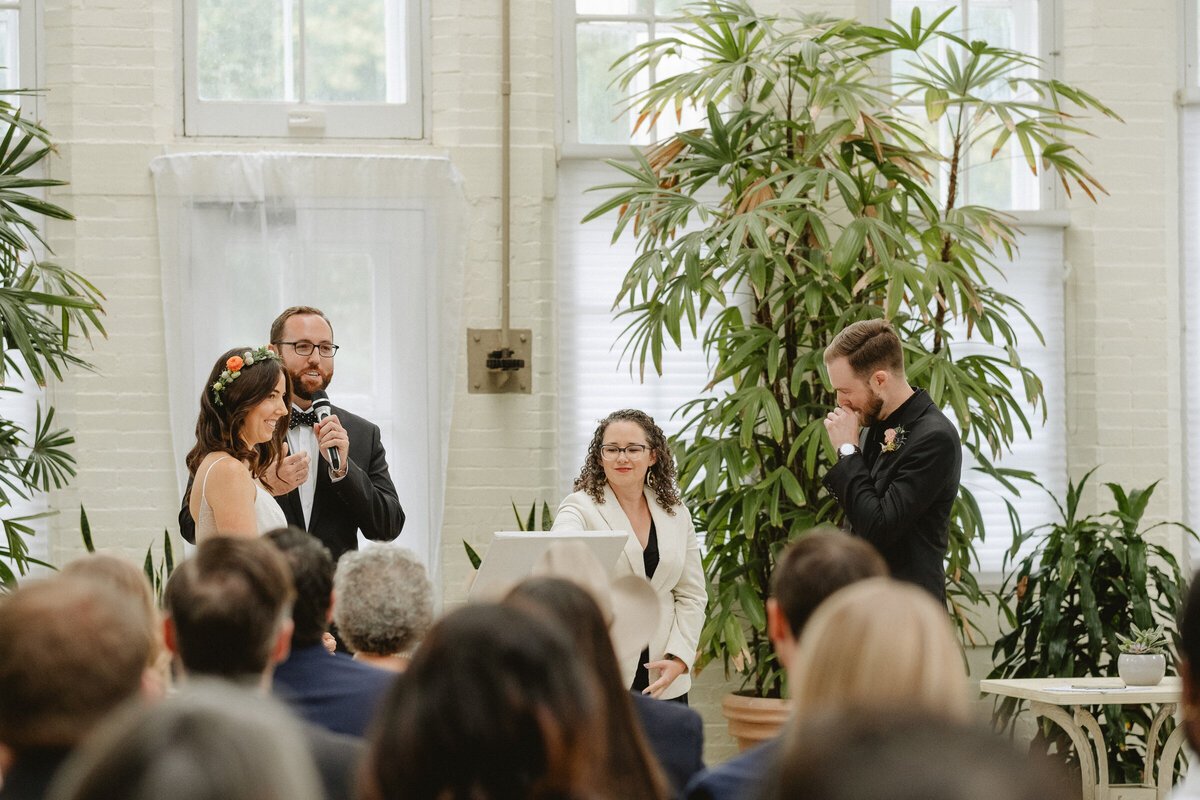 documentary photographer garden greenhouse wedding-76