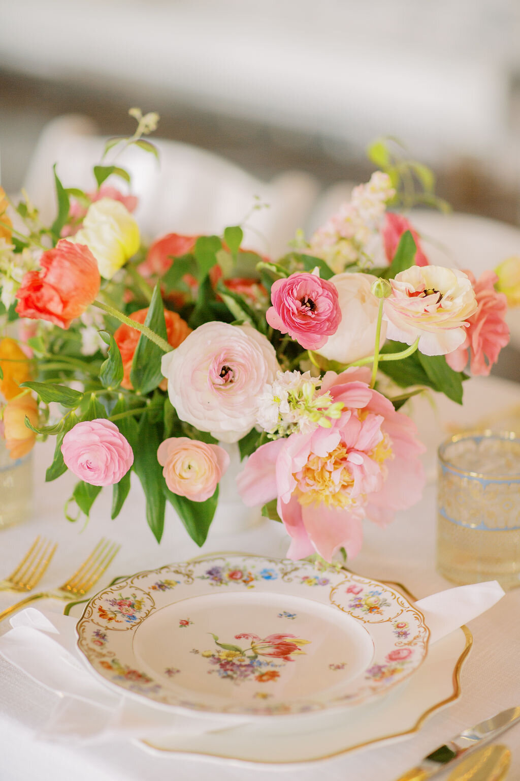 Spring Wedding with Vintage China at The Cracker Factory by Verve Event Co.