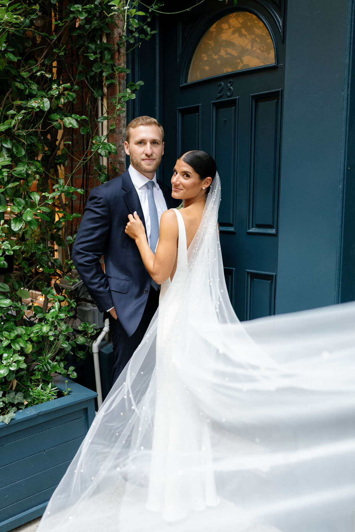 Bride & Groom Portrait by Lisa Blanche Photography
