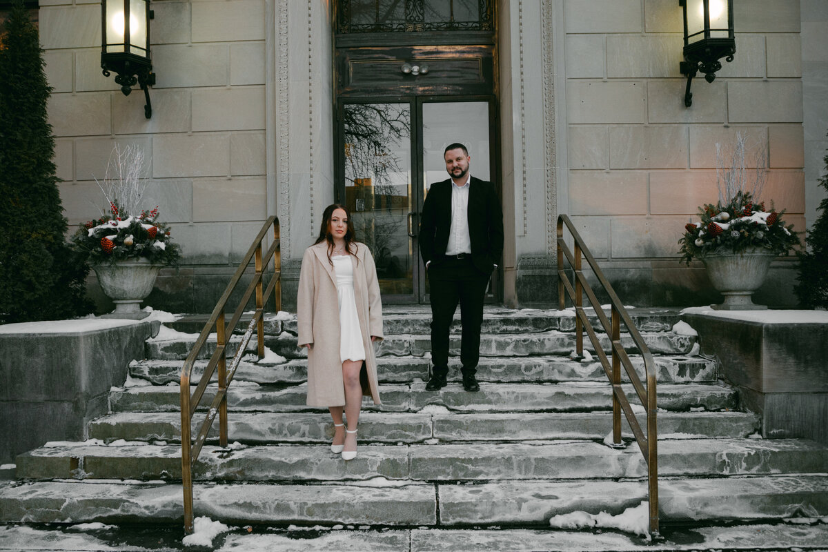 engagement photo session in lancaster city