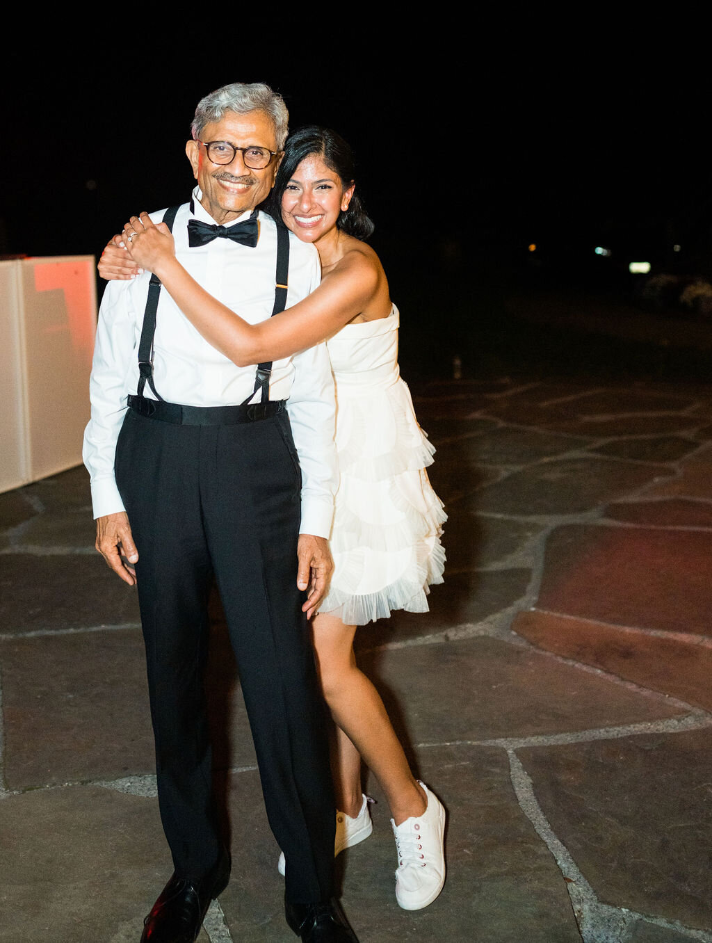 bride and her father dancing