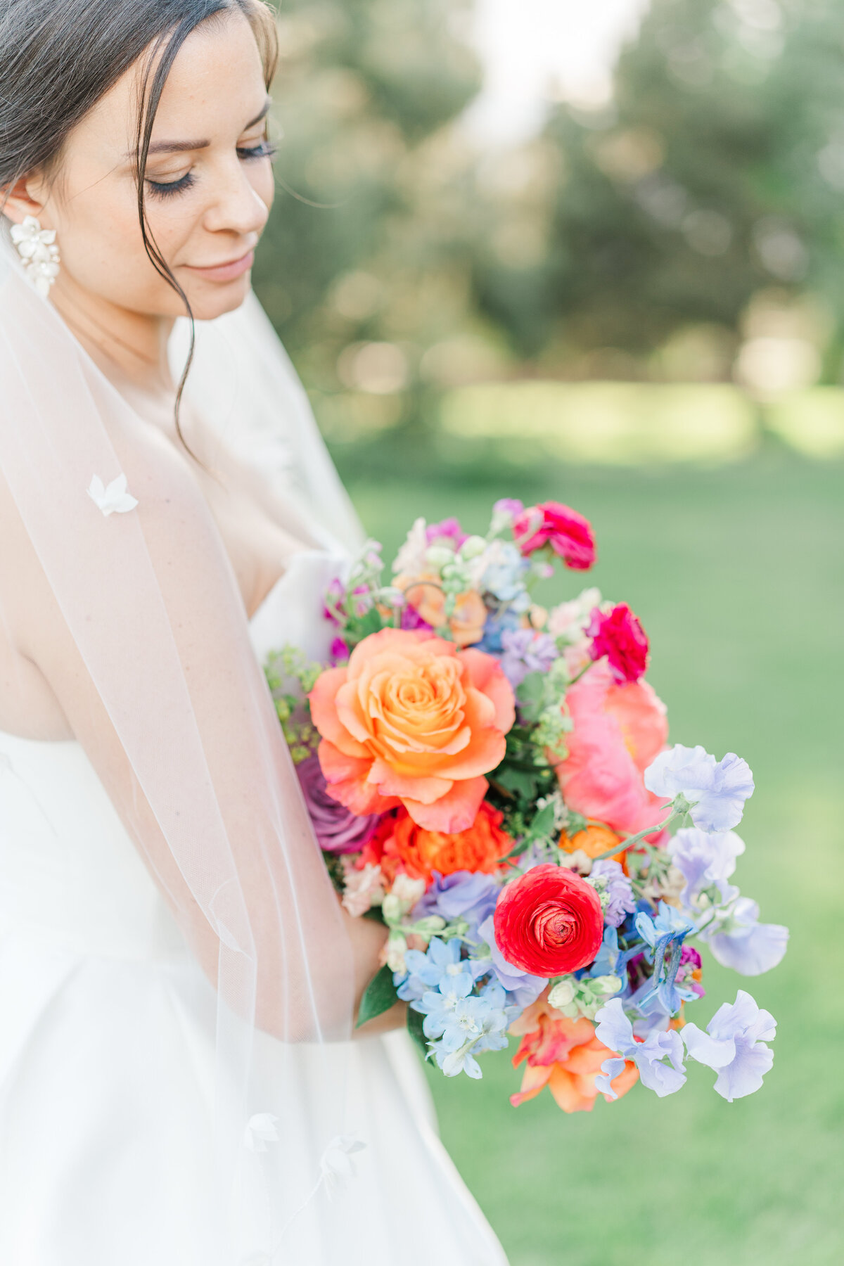 Highlands Ranch Mansion Historic Summer Garden Wedding Dusty Blue Elena Spraguer Photography 0262