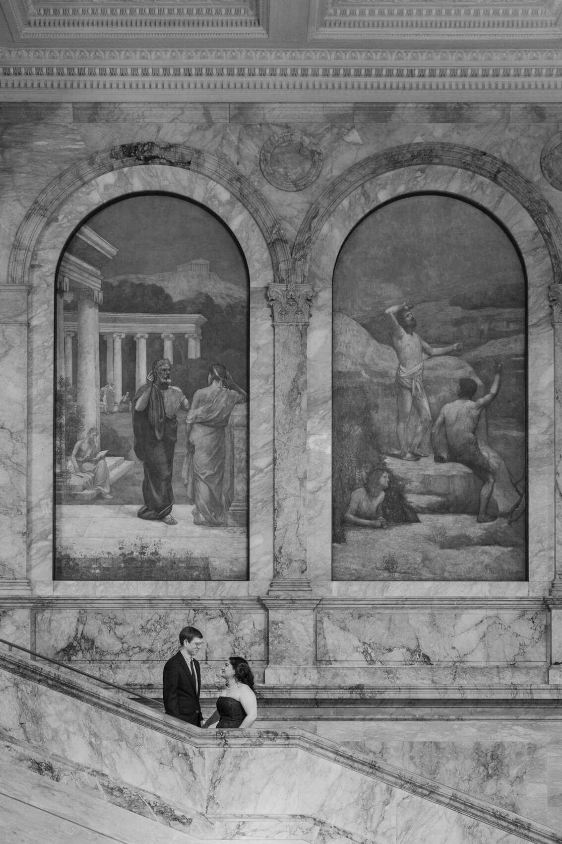 Boston Public Library Engagement Photos-Boston Wedding Photographer-19