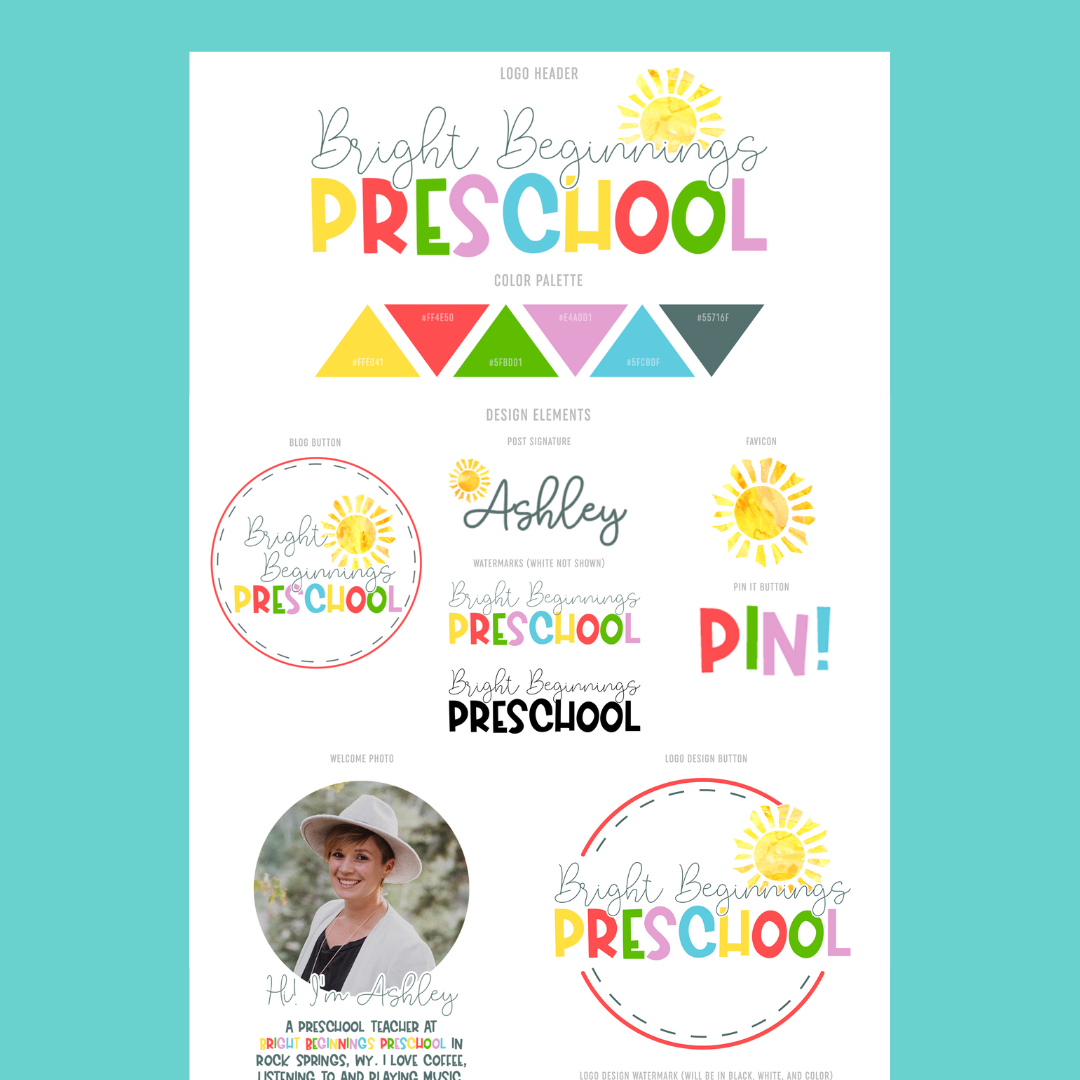 branding 2 - bright beginnings preschool