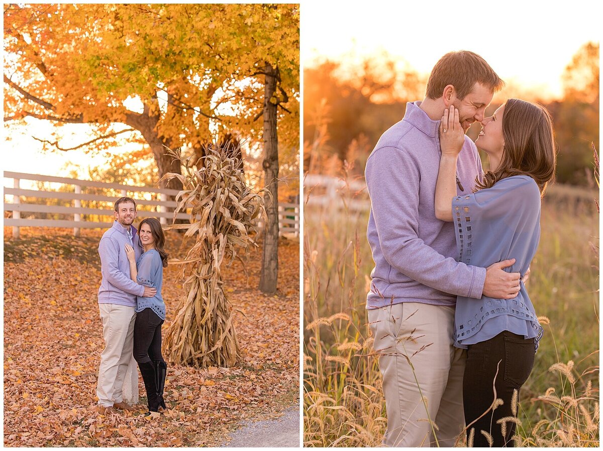 Fall Kentucky Engagement Session at Shaker Village_012